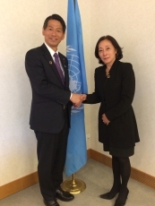 防災グローバルプラットフォームへの山田外務大臣政務官の出席