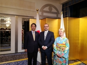 山田外務大臣政務官のポーランド・ナショナルデー及び国交樹立100周年記念レセプション出席の様子