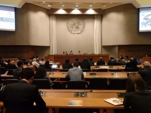 日本・ESCAP・UNDRR共催の津波と水関連防災イベントの様子
