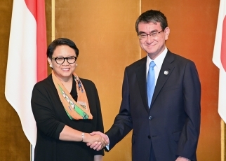 日・インドネシア外相会談1