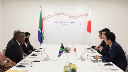 (写真2)日・南アフリカ首脳会談2