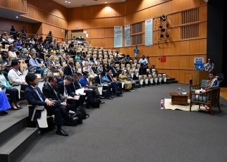 （写真14）対太平洋島嶼国政策に関する政策スピーチの様子2