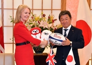 茂木外務大臣とトラス英国国際貿易大臣との会談2