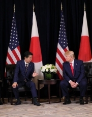 (写真1)日米首脳会談の様子