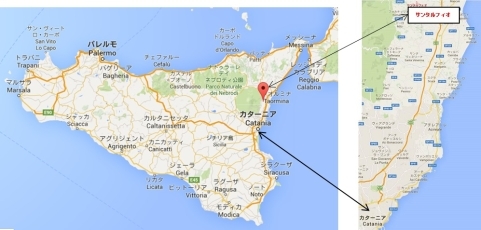 （画像）イタリア・サンタルフィオ市地図