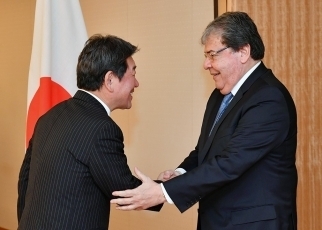 日・コロンビア外相会談1