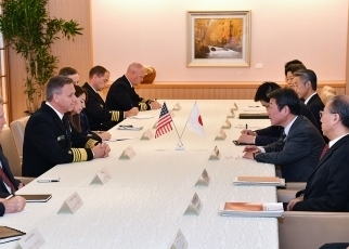 デービッドソン米インド太平洋軍司令官による茂木外務大臣表敬3