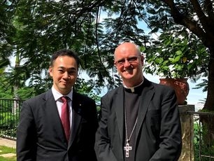 ニュジェント駐ハイチ・バチカン大使(外交団長)との意見交換