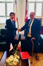 トゥイオネトア首相への表敬1