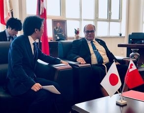 トゥイオネトア首相への表敬2