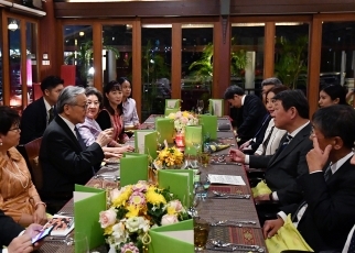 ドーン外務大臣夫妻主催夕食会