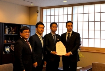 公明党外交部会・SDGs推進委員会による鈴木外務副大臣表敬1