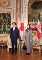 (写真1)ジョネイディ・イラン法律担当副大統領による安倍総理大臣表敬(写真提供:内閣広報室)
