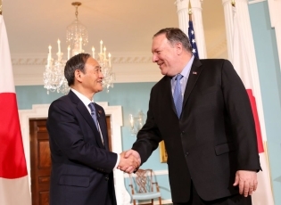 （写真2）ポンペオ米国国務長官との会談