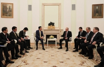 (写真2)日露首脳会談(写真提供:内閣広報室)