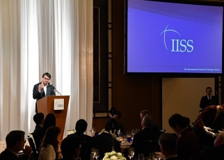河野外務大臣の国際問題戦略研究所(IISS)ジャパンチェア設置記念夕食会出席1