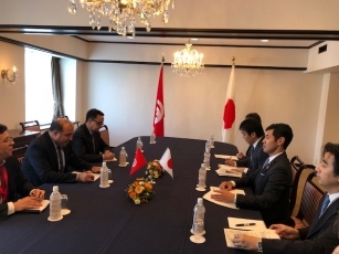 辻外務大臣政務官とフェルジャニ・チュニジア外務大臣付経済外交担当国務長官との会談2