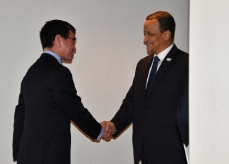 日・モーリタニア外相会談1