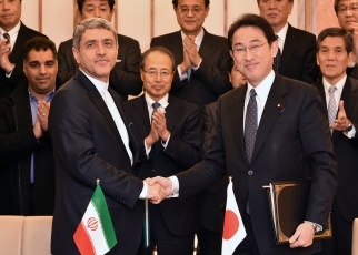日・イラン投資協定の署名2