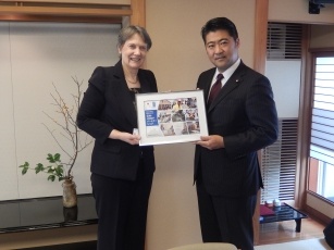 木原外務副大臣とヘレン・クラーク国連開発計画総裁との会談