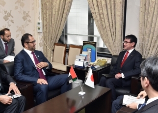 ジャーベル・アラブ首長国連邦国務大臣による河野外務大臣表敬2