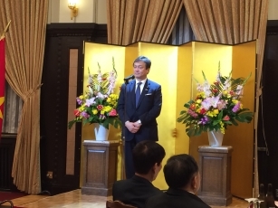 堀井巌外務大臣政務官主催によるベトナム元残留日本兵のご家族歓迎夕食会の開催1