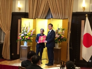 堀井巌外務大臣政務官主催によるベトナム元残留日本兵のご家族歓迎夕食会の開催2