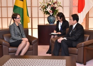日・ジャマイカ外相会談2