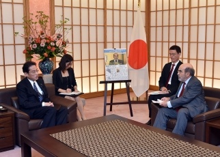 グラツィアーノ国連食糧農業機関事務局長による岸田外務大臣表敬2
