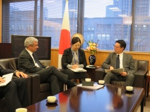 シルヴァ=ペレイラ欧州議会議員の武藤外務副大臣表敬2