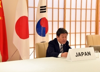 新型コロナウイルス感染症に関する日中韓外相テレビ会議3