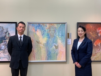 受賞者との写真撮影