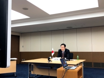 鈴木外務副大臣のベネズエラ避難民への連帯を示す国際ドナー会合出席1