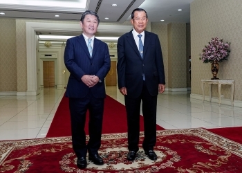 フン・セン首相への表敬1