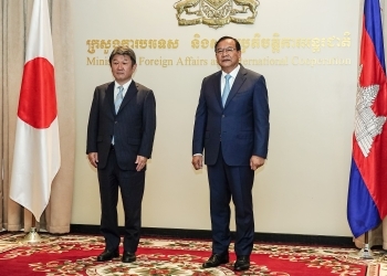 日・カンボジア外相会談1