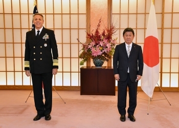 デービッドソン米インド太平洋軍司令官による茂木外務大臣表敬2