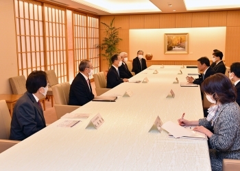 APECビジネス諮問委員会日本委員による茂木外務大臣表敬(表敬懇談)
