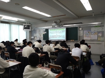 (写真1)徳島県立徳島北高等学校