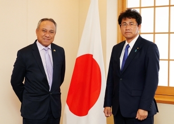 シャブディン駐日ブルネイ大使による三宅外務大臣政務官表敬1