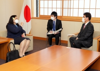 シラ駐日サモア大使による三宅外務大臣政務官表敬