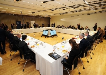 G7外相会合の様子