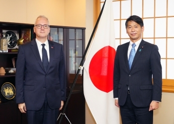 コルクット・ギュンゲン駐日トルコ共和国大使と山田副大臣