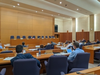 外務省内の議場全体の様子