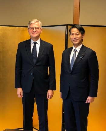ラクロワ国連平和活動担当事務次長と山田外務副大臣