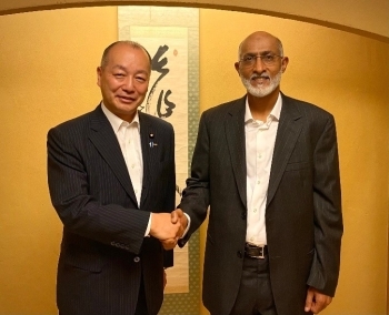 マアシャニー・オマーン国宮内省顧問と髙木政務官とのワーキング・ディナー