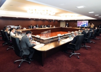 「開発協力大綱の改定に関する有識者懇談会」第4回会合の様子