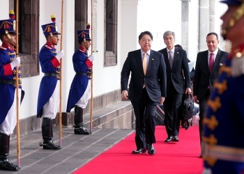 林外務大臣によるラッソ・エクアドル大統領表敬