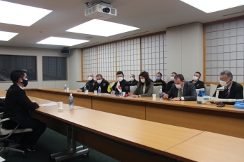 ウクライナ非常事態庁一行の外務省訪問2