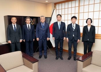 トルコ共和国に派遣された国際緊急援助隊・救助チーム関係者による山田外務副大臣表敬