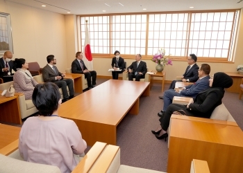 イラク国民議会議員団による髙木外務大臣政務官表敬